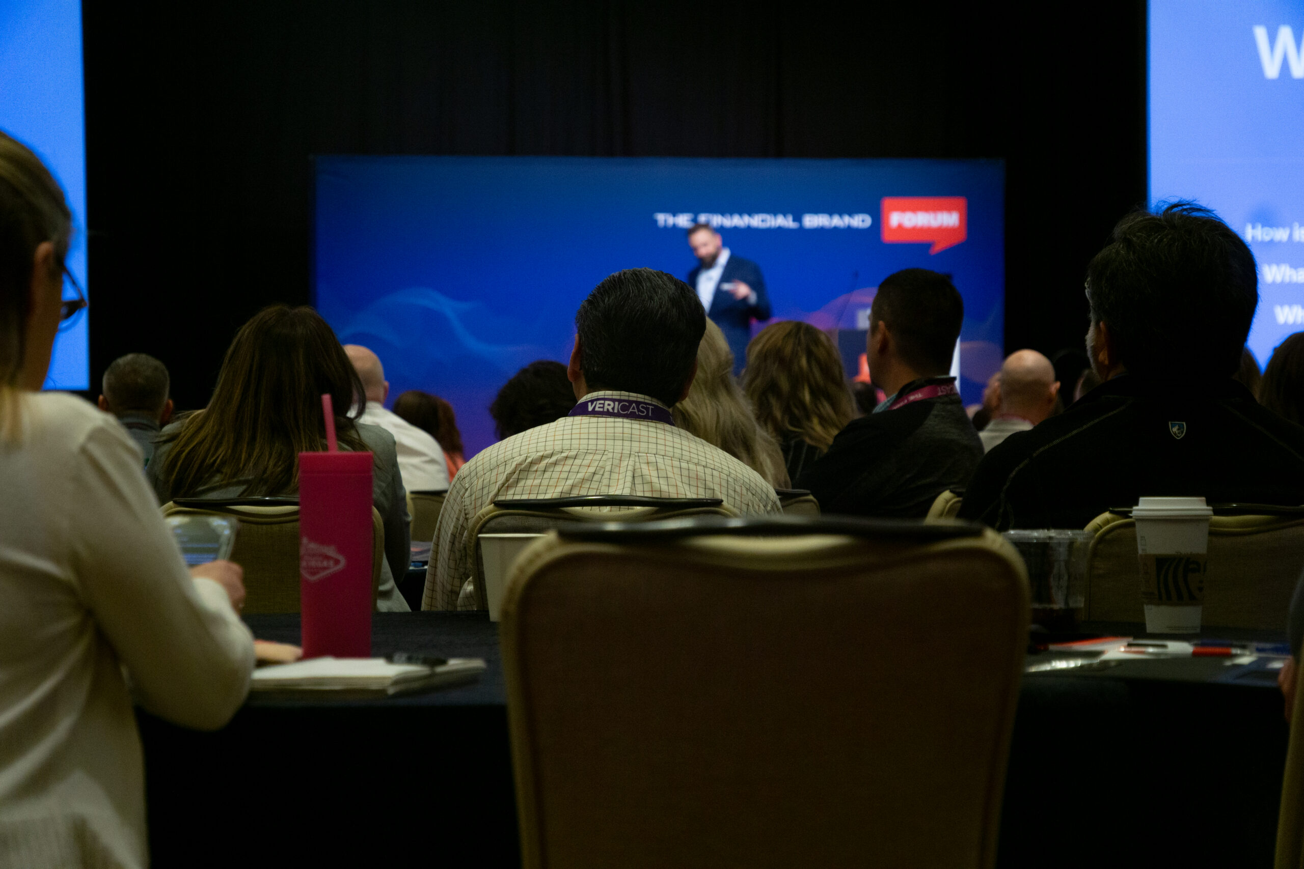 Financial Brand Forum attendee conversation